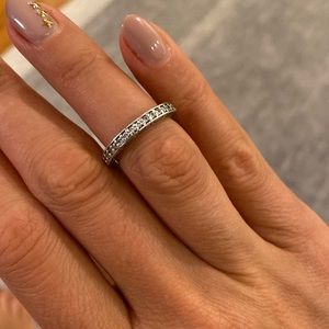 Pandora CZ Eternity Ring Retired